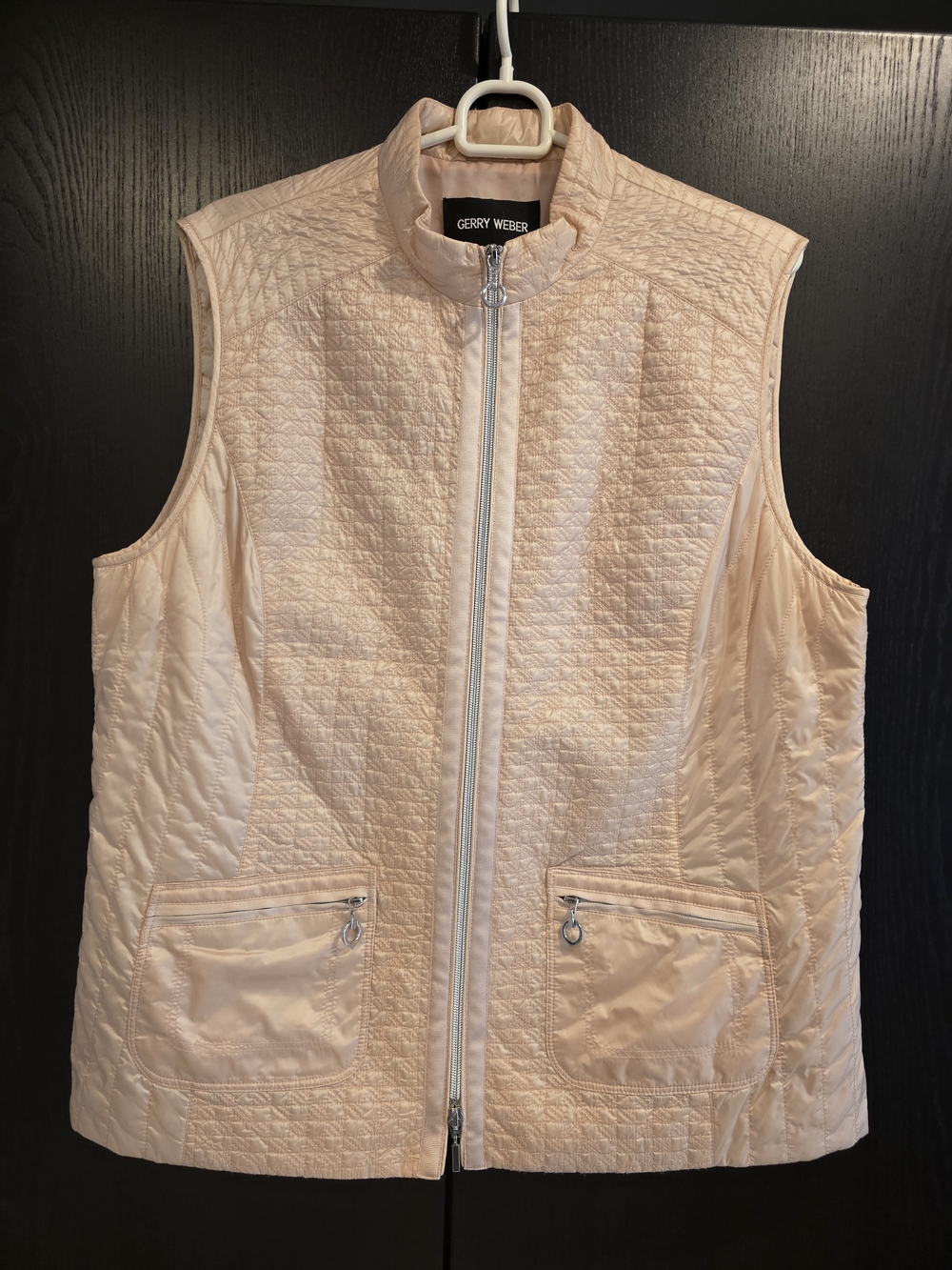 Gerry Weber Pale Pink Quilted Zip Vest